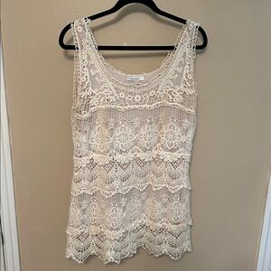 Dressbarn Cream Lace mini
